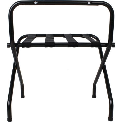 Support à Bagages Pliant Noir - Bolero