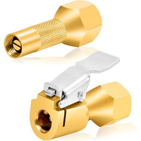 ATsafepro 2 Clips de verrouillage Air Clip pour gonfleurs de pneus, incluant des fonctions de serrage et de torsion. (1/5)