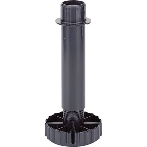 Sockelverstellfuß Korrekt 100 mm 89-125 mm schwarz