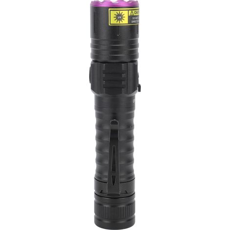 Lampe torche UV 395 nm rechargeable par USB, portable, pour la détection des taches d'urine de chien et d'animaux domestiques (1/5)