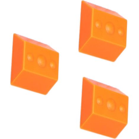 Coupe-papier orange pour décoration scolaire, lot de 3, massicot (1/5)
