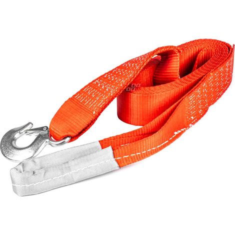 Sangle De Remorquage 7000kg 60mm 5m Crochet+patte (1/4)