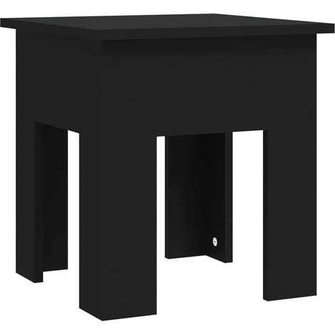 Maison Exclusive - Couchtisch Schwarz 40x40x42 cm Holzwerkstoff