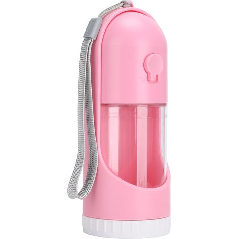 Gobelet pliable et télescopique portable pour animaux de compagnie (chien, chat) - Rose (1/5)