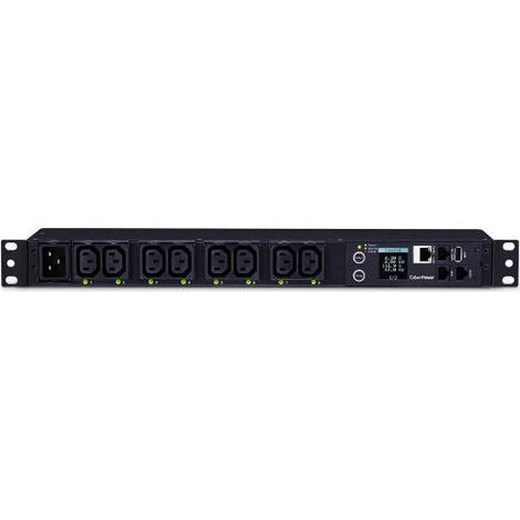 CyberPower PDU81005 unidad de distribución de energía (PDU) 1U Negro 8 salidas AC