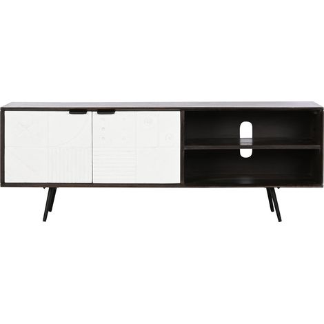 Mueble Tv Mango 140X35X50 Marron Oscuro MB206313 (1/5)