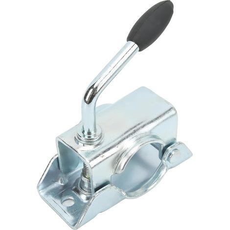 Clip para tubo de gato de remolque europeo de 48 mm. Clip para accesorios de remolque para guía de patas de autocaravana. (1/5)