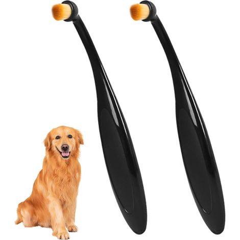 2 Morceaux De Brosse À Déchirure De Compagnie, Pinceau De Nettoyage des Yeux, Fournitures pour Animaux De Compagnie, Outils De Toilettage pour Animaux De Compagnie. (1/5)