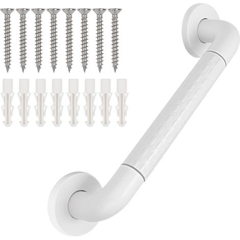 Barre d'appui de douche en acier inoxydable pour personnes âgées, barre d'appui de salle de bain antidérapante, 30 cm