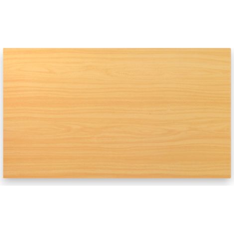 bümö DIY Schreibtischplatte Rechteck: 140 x 80 cm Buche (1/5)