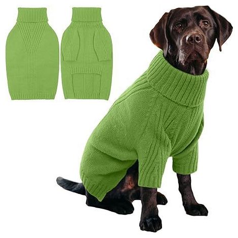 Pull-over Pour Chien - Col Haut Tricoté - Pour Chiens À Poil Court - Tailles S à XL - 7 Tailles Disponibles (1/4)