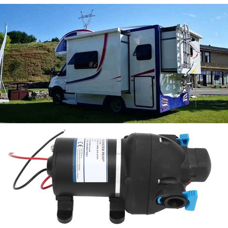 Pompe à membrane miniature portable FL-703 DC12V haute pression, 25 psi, 2,1 GPM, surpresseur d'eau (1/5)