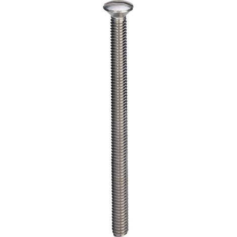 Vis 5111-593 M6 x 55 mm en laiton nickelé mat