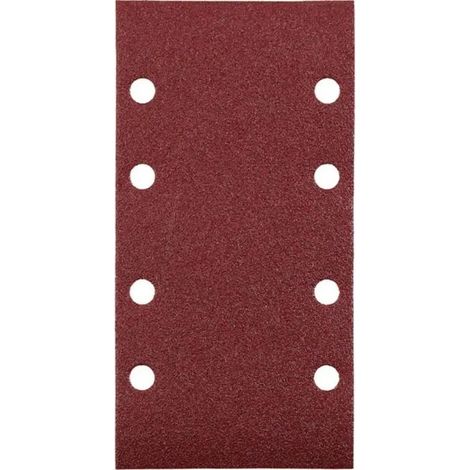 Papel de lija kwb 818318 autoadhesivo perforado 93x185 mm