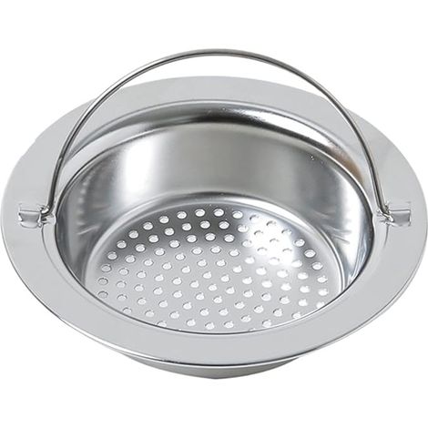 9 / 11cm filtre d'évier en acier inoxydable cuisine salle de bain drain de fuite cheveux anti - blocage filtre filet drain Home accessoires (couleur: argent, taille: grand 11cm) (1/5)