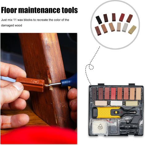 Réparation de planchers : outils pour la pose de solives, pièces de réparation pour joints de plancher, kits de réparation pour planchers en bois d’ingénierie (1/4)