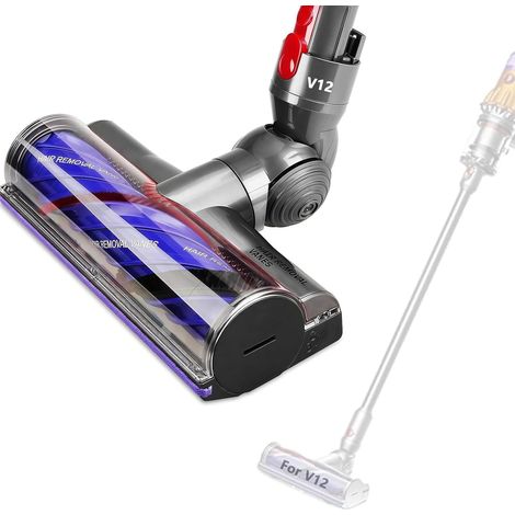 Upgrade Anti-Tangle Bürste für Dyson V12 Detect Slim,Staubsaugerkopf-Ersatzteile,Staubsauger Bürste for Dyson V12 Hartbodenaufsatz Zubehör