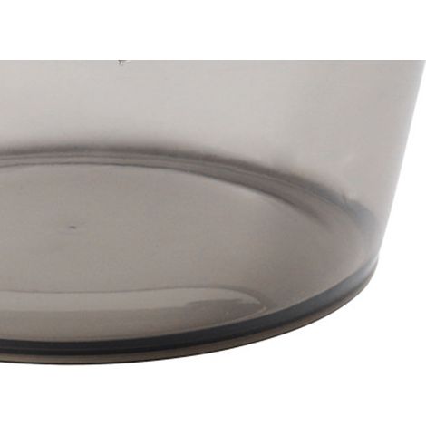 Lavabo/bac à lessive transparent, en plastique ménager, simple et épais, convient aux dortoirs étudiants, petit lavabo, bassine pour les pieds, bassine pour laver les légumes, gris. (1/5)