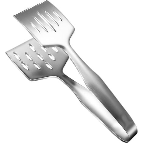 Küchenzange aus Edelstahl, Servierzange, hitzebeständig und ergonomisch, vielseitige Grillzange zum Braten, Servieren und Buffeten, mit stabilen Griffen.