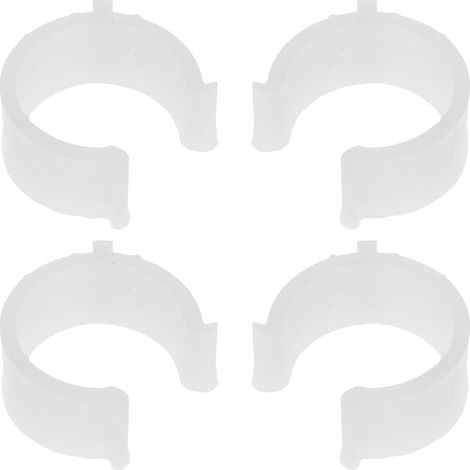 Support de tringle à rideaux, pince pour tringle romaine, facile à installer (10 pièces) (1/5)
