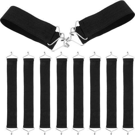 Alipis 10 Pièces Ceinture de Renfort de Chaise Robuste en Nylon et Métal pour Fauteuils Pliants et Transats Design Portable et (1/4)