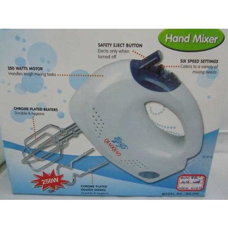 250w Super Light 6 Speed Double Whisk Blender Whisk With Double Whips (1/3)