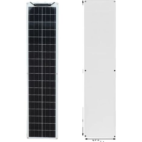 Flexibles Solarmodul, 100 W Leistung, monokristalline Technologie (1/2)
