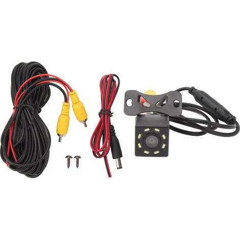 Caméra de recul HD 8 LED vision nocturne trajectoire dynamique rétroviseur pour véhicule (1/5)