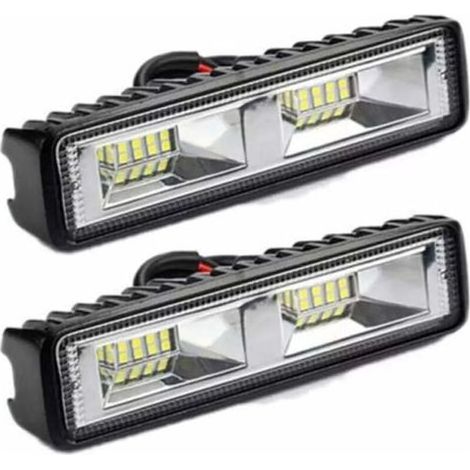 12V/24V LED-Arbeitsleuchte – 16 LEDs, 48W – IP67 wasserdicht für Lkw, SUVs und ATVs – 6000K Weißlicht, 1200lm (1/5)