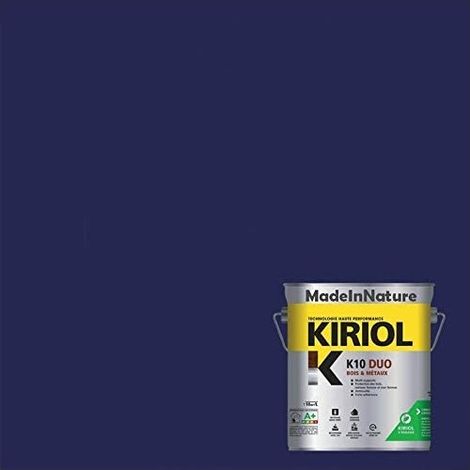 Peinture Métaux Antirouille, Sous couche et Finition, sur Fer, Acier, Galvanisé, même rouillés, très opacifiant - 0.75 litre - RAL 5022. (1/4)