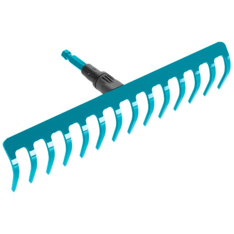 GARDENA Rastrello 14 denti, larghezza 36 cm, acciaio rivestito CombiSystem (3178-20)