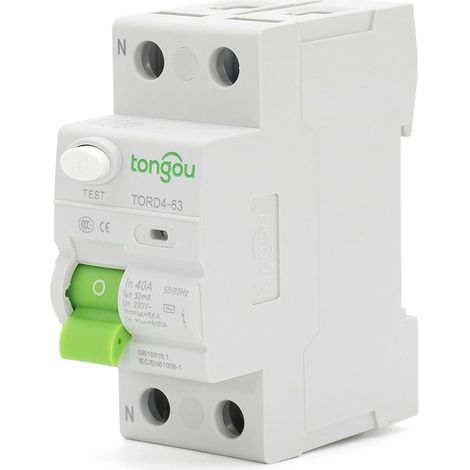 Disjoncteur 2P 63A 100mA disjoncteur différentiel électromécanique disjoncteur différentiel disjoncteur électrique (1/4)