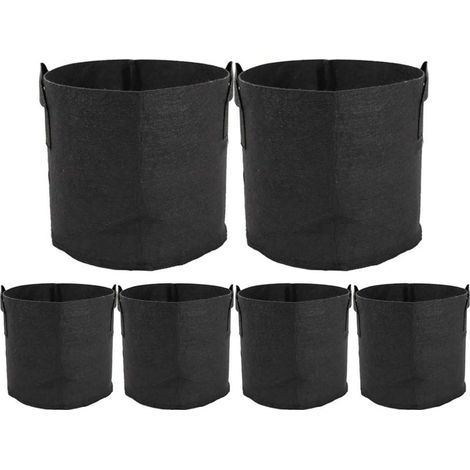 Sac Plante Non Tissé, Sac Plante Fraise Respirant, Sac Plantation Suspendu, Sac Culture Fraises, Sac Semis Fraises Jardinage, Sac Fraise avec Poignées, Sac Fraise Jardin (1/5)