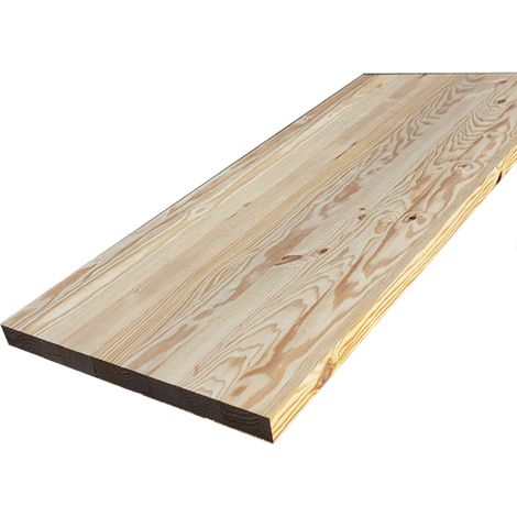 Plateau table bois Pin Rustique L.150 X 60 cm, Ep.34mm (1/5)