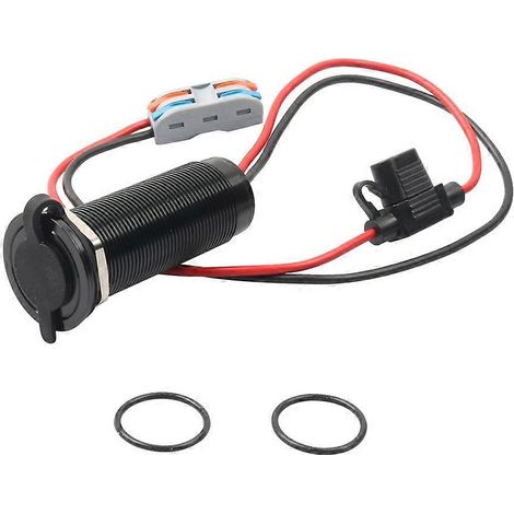 Prise murale étanche pour camping-car, compatible avec Starlink Mini, montage encastré, connecteur femelle CC 5,5 x 2,1 mm, pour camping-car, caravane et bateau. (1/5)