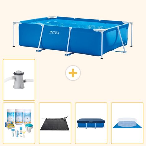 Intex Piscine Tubulaire Rectangulaire - 260x160x65 cm - 6-pièces S20024 (1/5)