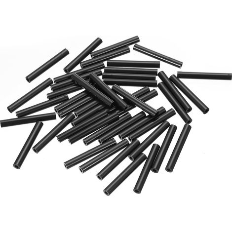 Entretoise Plastique ABS Noir M3 3.2mm Id x 7mm Od x 50mm L 240Pcs (1/5)