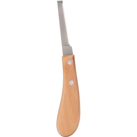 Couteau à Sabot Pointu, Outils de Maréchal-ferrant à Gauche Ou à Droite, Outil de Coupe de Couteau à Sabot en Acier Au Carbone pour L'utilisation de Chevaux de Bétail, 8,5 Pouces (main gauche) (1/5)