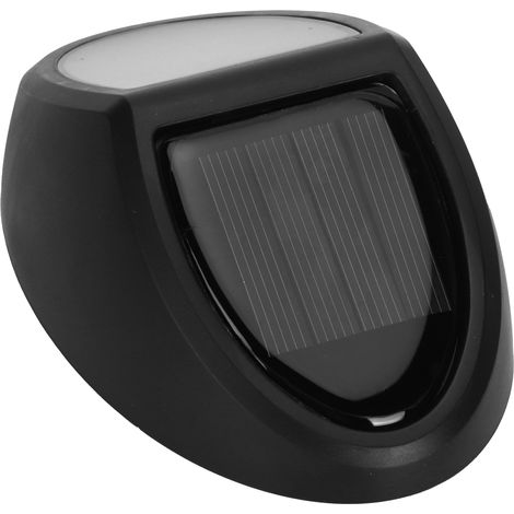 Lampe solaire murale étanche IP65 pour jardin, terrasse ou balcon, lumière blanche (1/5)