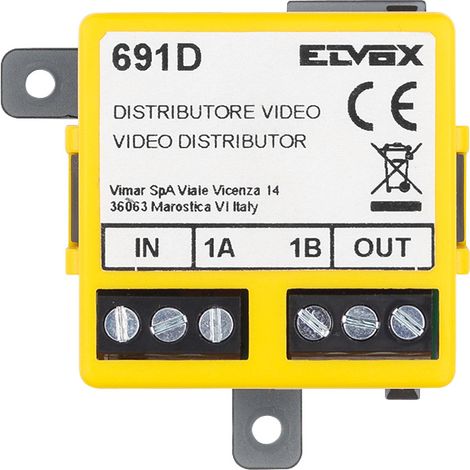 VIMAR - 691D Distributore video passivo monouscita