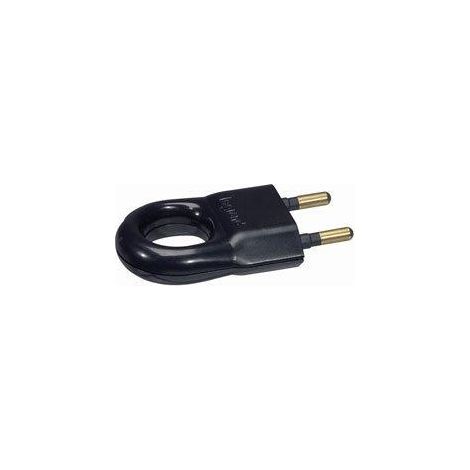 Legrand 3245060501631 Schwarze männliche Elektrosteckdose 2 Pole
