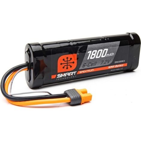 Spektrum Accessories 1800mAh 6-Cell 7.2V Smart NiMH Battery IC3