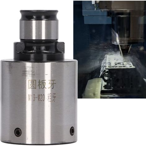 Fileteur à plaque ronde GT24-M16-M20 avec interface de changement rapide de plaque et de filetage extérieur, diamètre extérieur de 30 mm, filetage grossier (1/5)