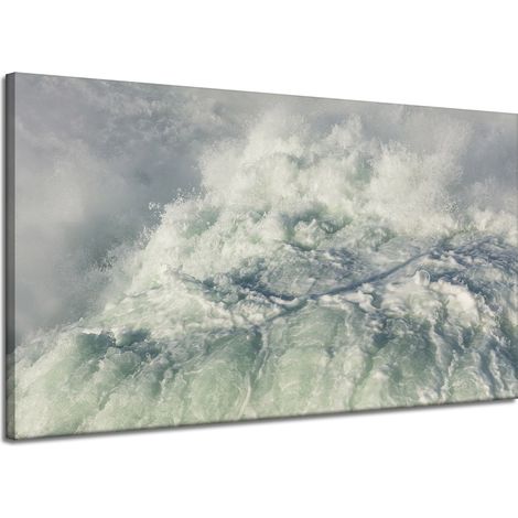 Leinwanddruck „Natur: Tosender Wasserfall“, 120 x 70 cm