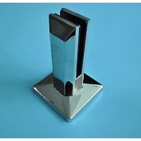 Pièces moulées en acier inoxydable poli pour quincaillerie marine et architecturale, clips à verre (1/3)