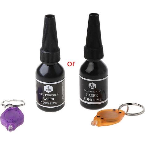 Adhésif polymérisable aux UV (15 ml), résine cristalline liquide polymérisable aux UV et à la lumière du soleil (1/5)