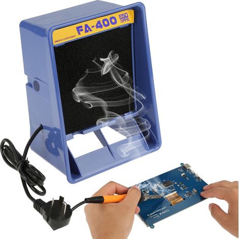 FA-400 Soldering Iron Smoke Absorber Fume Extractor Smoking Sponge Air Filter UK (1/5)