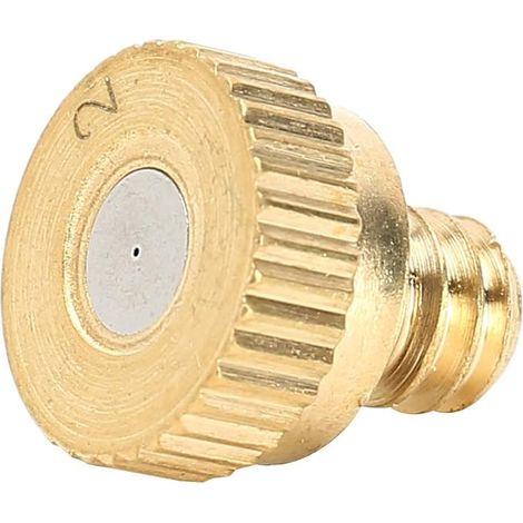 Brass Misting Nozzles 0.3mm Low Pressure Outdoor Spray Head Misting System Nozzle (1/2)