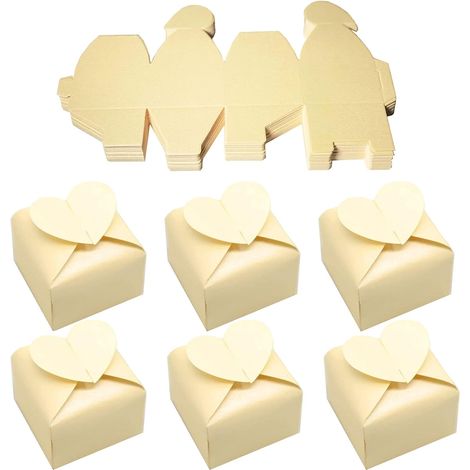 Coffrets cadeaux de mariage, 50 pièces par boîte, coffrets cadeaux de mariage, coffrets bonbons, coffrets bonbons pour les mariés, coffrets cadeaux (1/5)