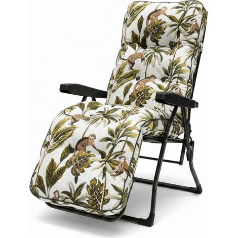 Tropical Green Deluxe Recliner - L58 x W58 x H99 cm